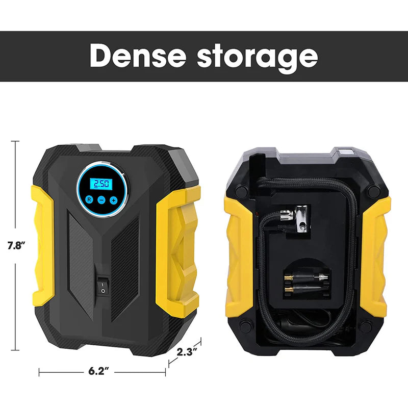Compresor de Aire Digital – Inflador Portátil de Alta Precisión