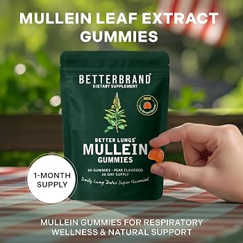 Gomitas de Gordolobo (Mullien) - Limpia tus pulmones