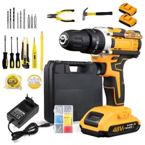 TALADRO JBN21-06 2 BATERÍAS 48V ( 5 UND X CAJA)