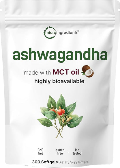 ASHAWAGANDA KSN-66 + Glycinato Magnesium, 6000 mg (Sofgel)