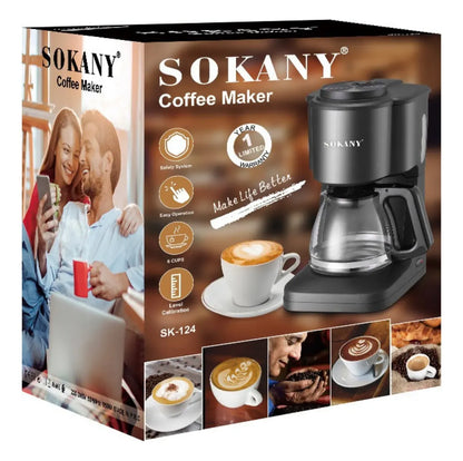 CAFETERA SOKANY SK-124 ( 8 UND X CAJA)