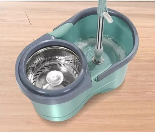 TRAPEADOR GIRATORIO PLASTICO CON BASE DE ALUMINIO