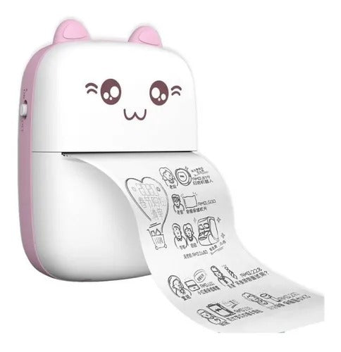 MINI IMPRESORA PORTARIL ROSADA (50 UND X CAJA)