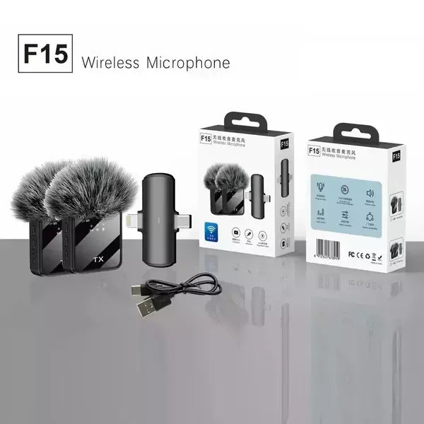 Sonido Profesional sin Cables – Micrófono Inalámbrico F15-2