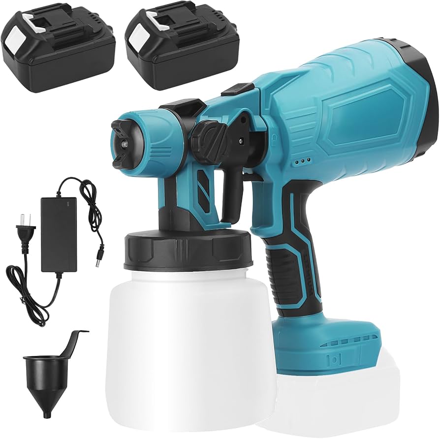 PISTOLA DE PINTURA CORDLESS 2 BATERIAS 48V AM-411