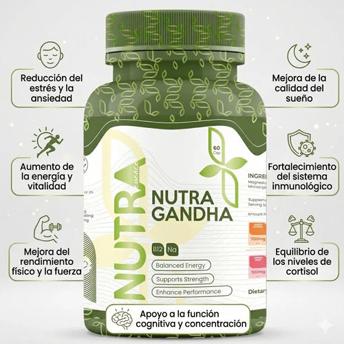 Combo Defensas Fuertes & Cero Estrés (Nutra gandha + Inmune complex)