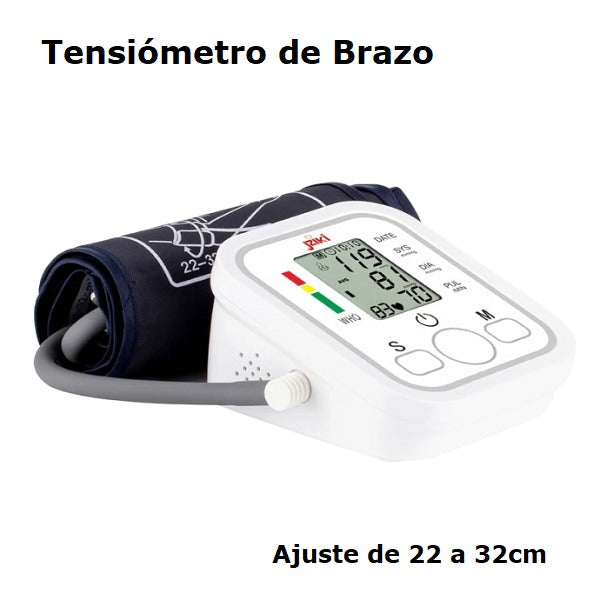 TENSIOMETRO DIGITAL DE BRAZO AUTOMÁTICO A PILAS