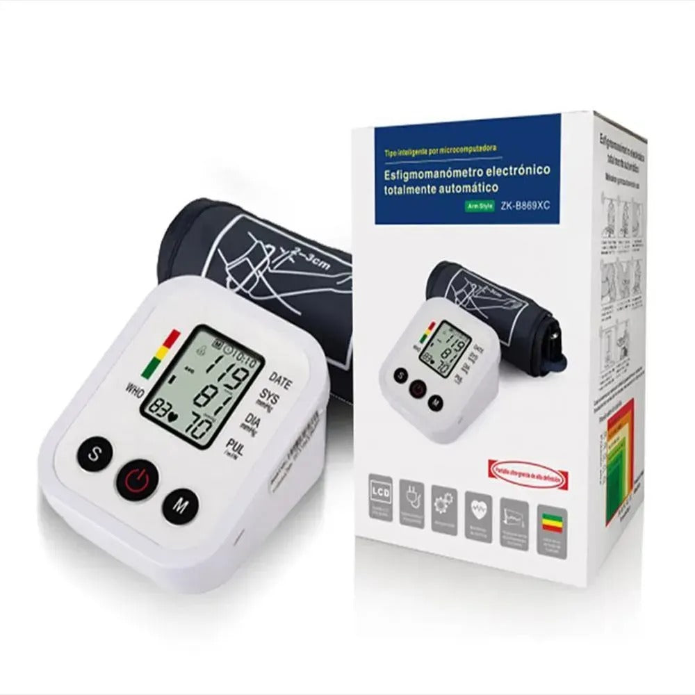 TENSIOMETRO DIGITAL DE BRAZO AUTOMÁTICO A PILAS