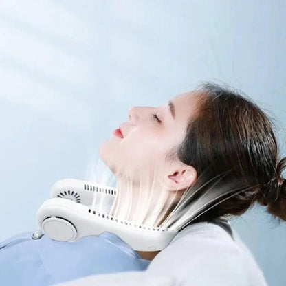 MATA EL CALOR CON VENTILADOR DE CUELLO RECARGABLE
