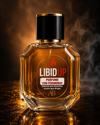 PERFUME VIRAL CON FEROMONAS LIBIDUP HOMBRE (50ML ÚNICO)