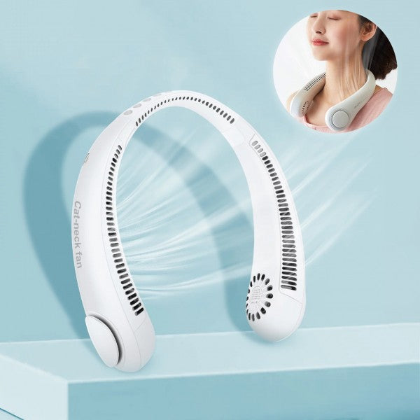 MATA EL CALOR CON VENTILADOR DE CUELLO RECARGABLE